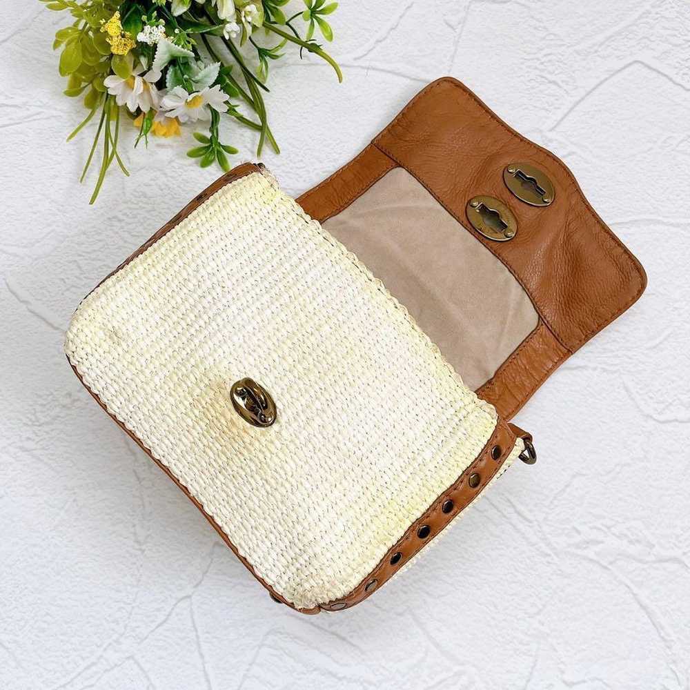 ZANELLATO Postina Mini Shoulder Bag Raffia White … - image 10