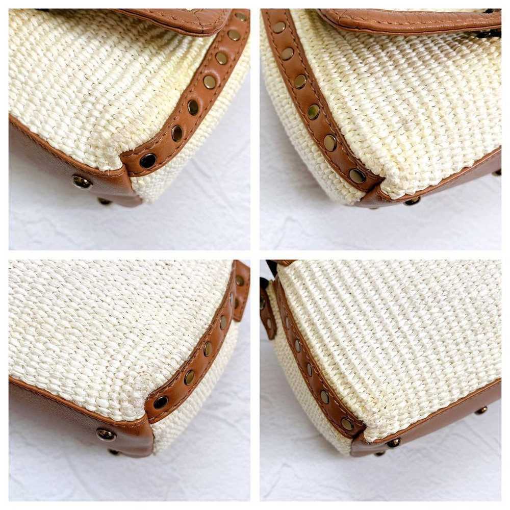 ZANELLATO Postina Mini Shoulder Bag Raffia White … - image 9