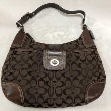 Authentic COACH Crescent Hobo One Shoulder Bag 139