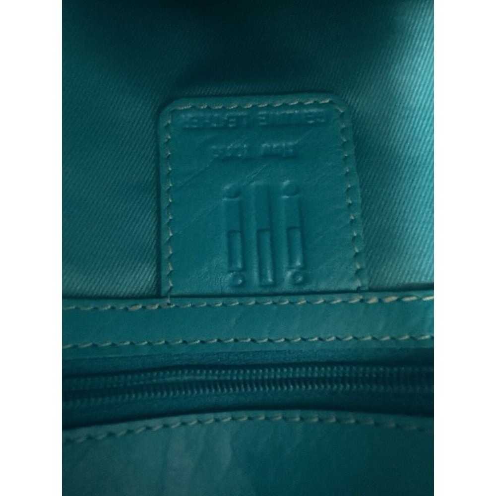 ILI New York Genuine Leather Turquoise Purse - image 4