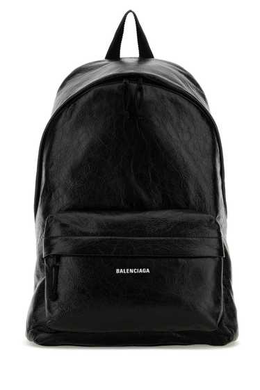 Balenciaga Black Leather Explorer Backpack - image 1