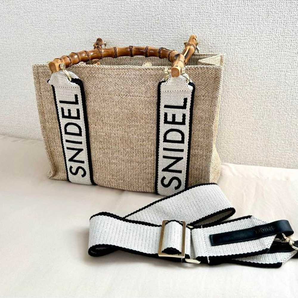 【Final Price Special Sale】Snidel Bamboo Logo Bag … - image 1