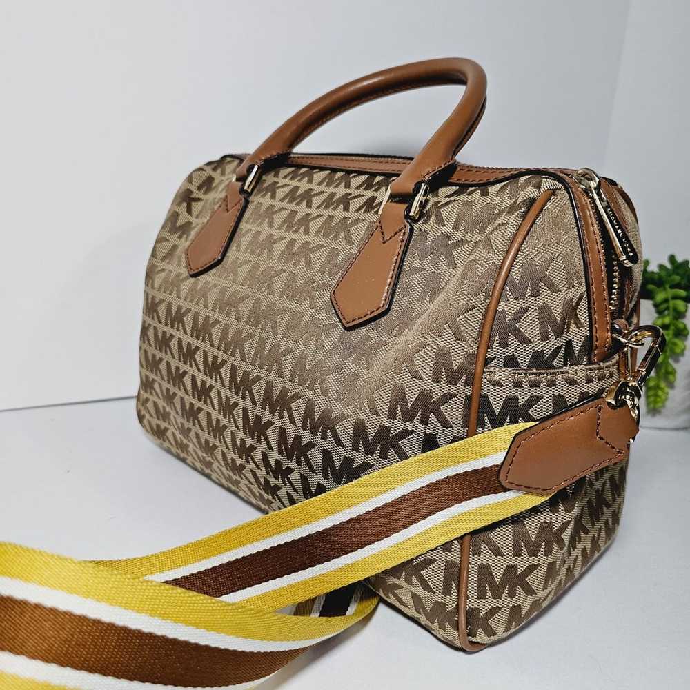 Michael Kors Bedford crossbody monogram duffel bag - image 3