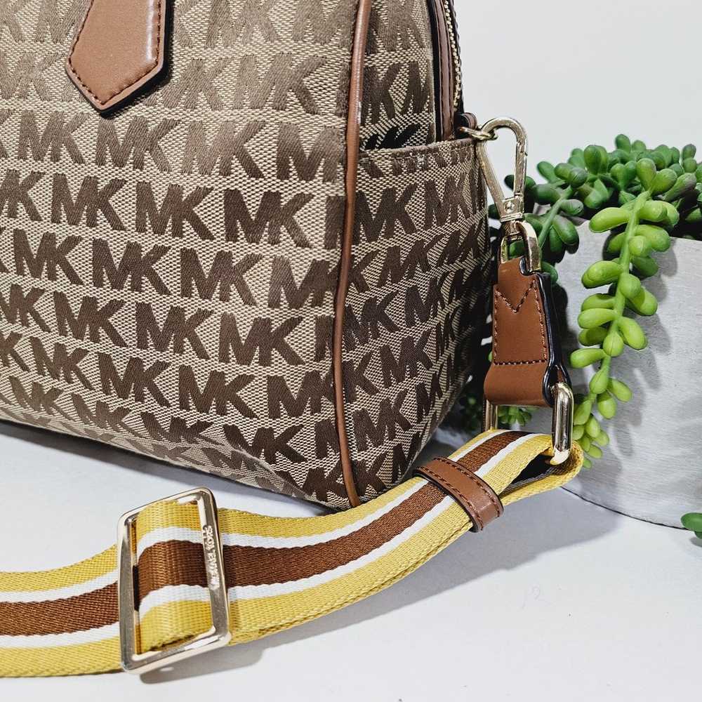 Michael Kors Bedford crossbody monogram duffel bag - image 7