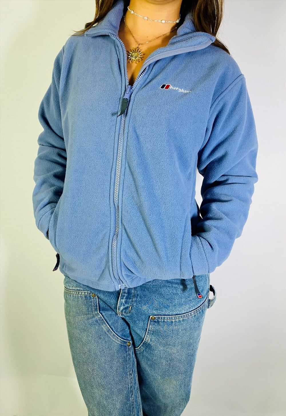 Vintage Size M Berghaus Fleece Jacket In Blue - image 2