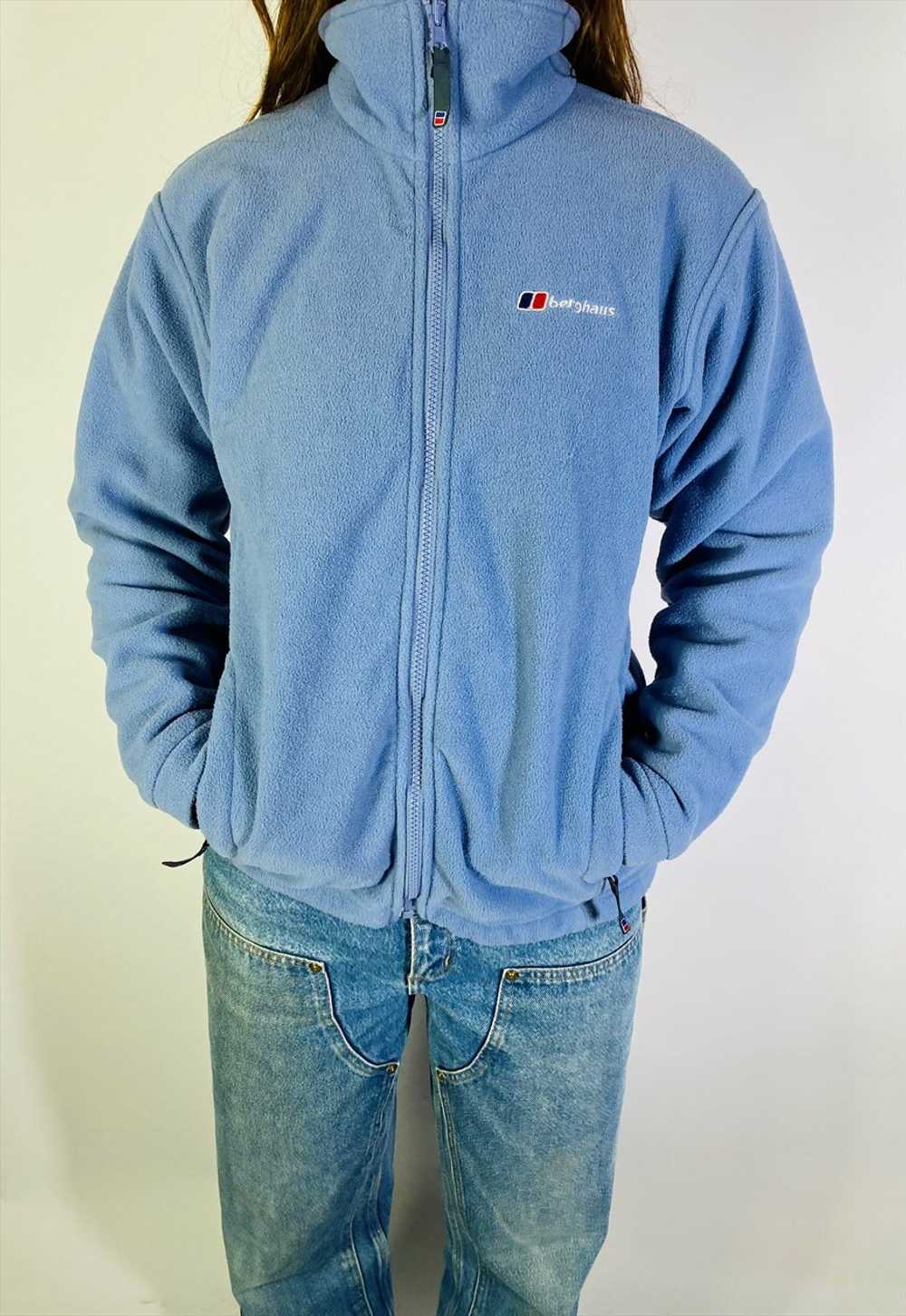 Vintage Size M Berghaus Fleece Jacket In Blue - image 4