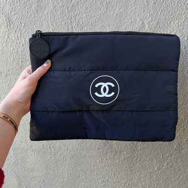 Chanel Beaute Puffy Cloud Padded Clutch Makeup Bag