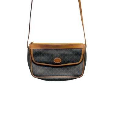 Vintage Longchamp All Over Print Leather Crossbody