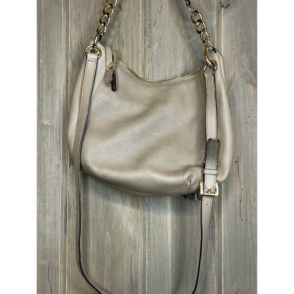 Michael Kors Pebbled Texture Leather Satchel Purse - image 3