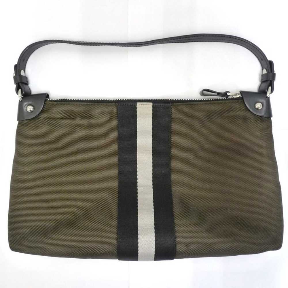 BALLY One-Shoulder Bag Nylon x Leather Moss Green - image 2