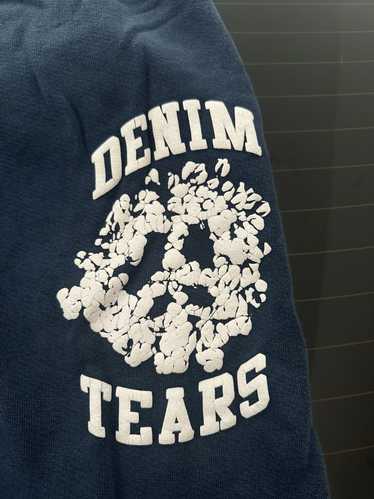 DENIM TEARS Navy Blue Denim Tears University Sweat