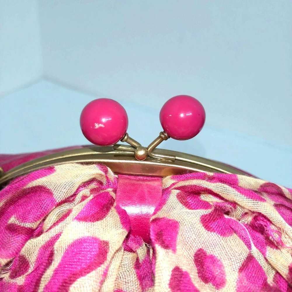 Sweet Heart LONDON Gamaguchi Handbag Pink Ribbon - image 11