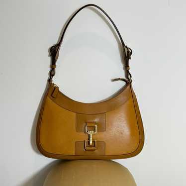 Gucci Jackie Vintage Brown Shoulder Bag