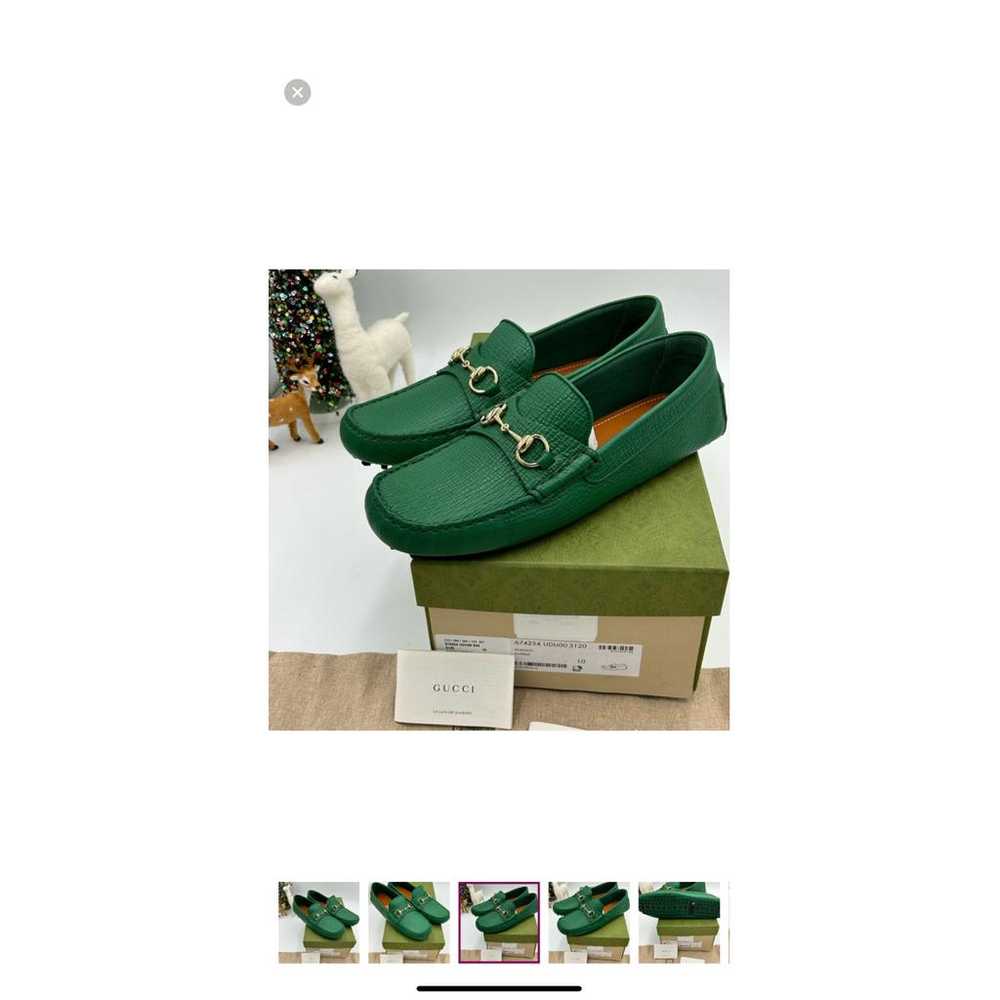 Gucci Leather flats - image 3