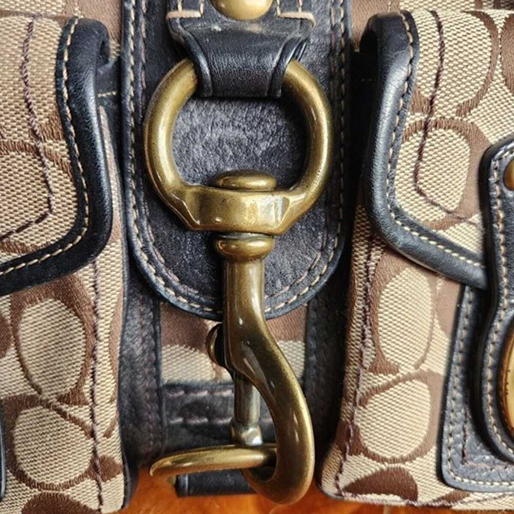 COACH LEGACY SIGNATURE SATCHEL B4 / KHA / BLACK #… - image 6