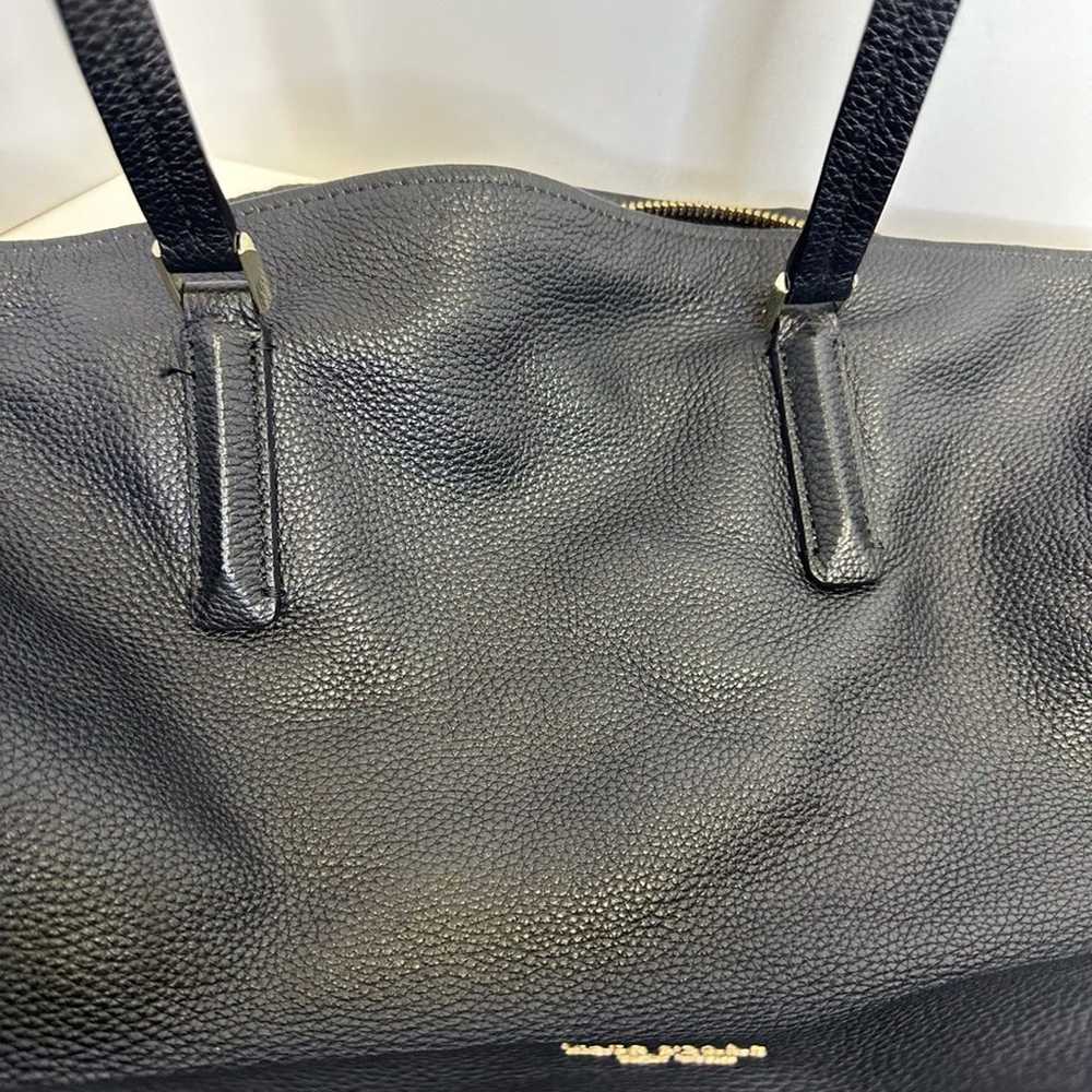 Kate Spade New York Black Leather Tote Bag - image 11