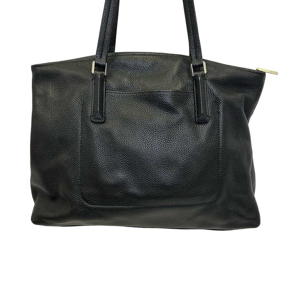 Kate Spade New York Black Leather Tote Bag - image 2