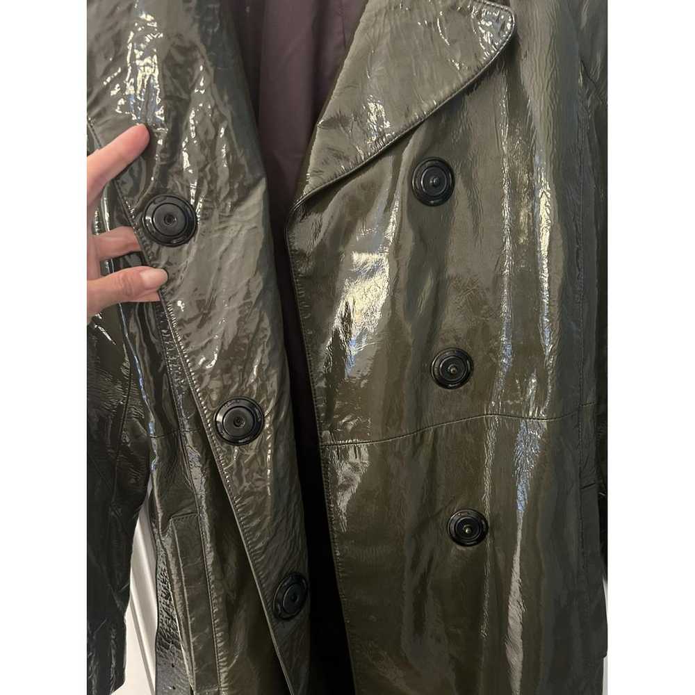 Prada Patent leather trench coat - image 5