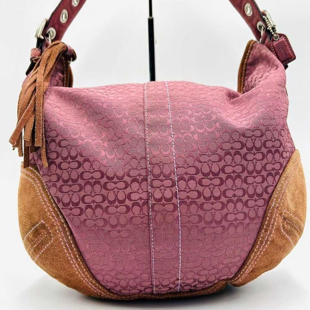 Brand new✨ COACH shoulder bag in pink canvas 2158 - image 2