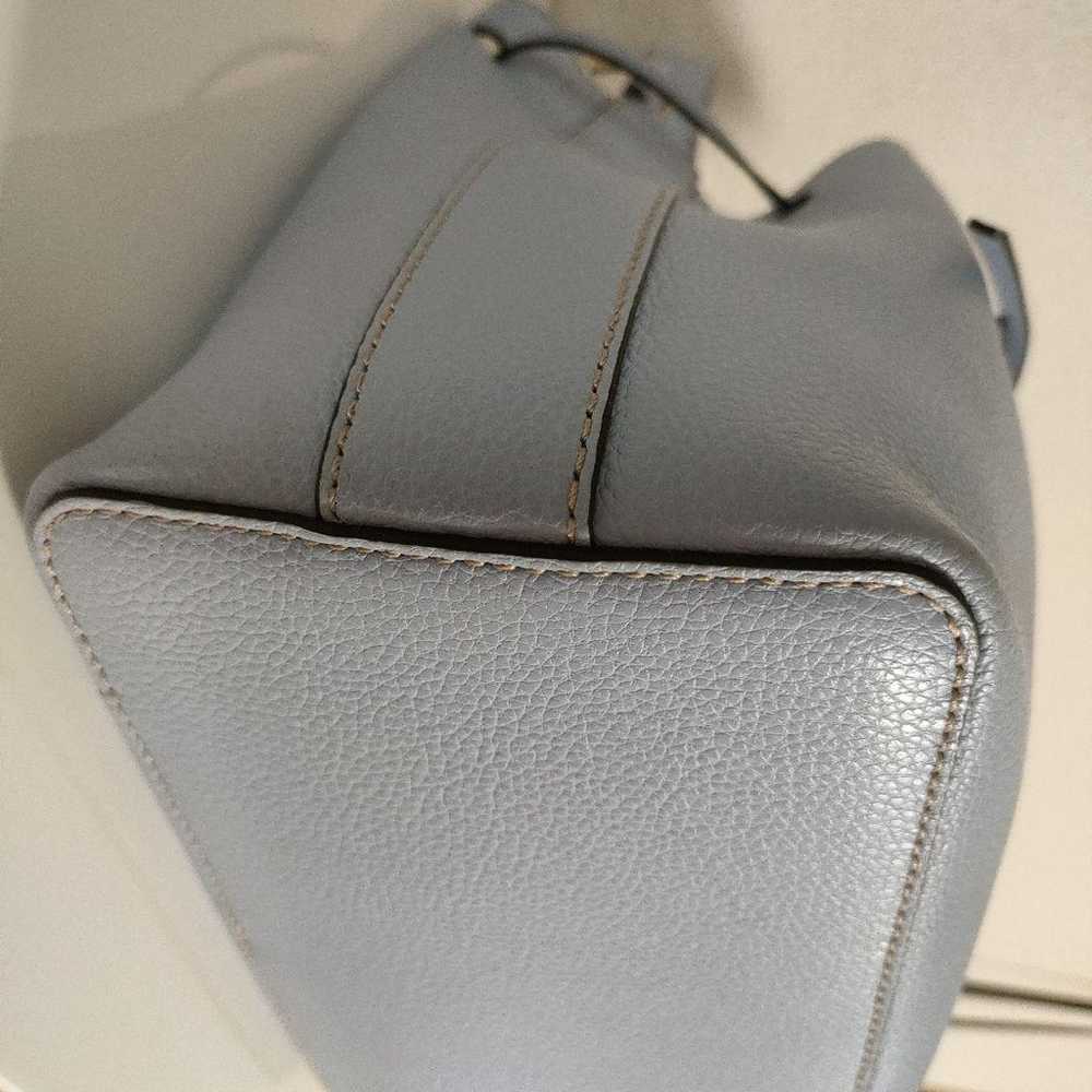 FURLA Costanza 2way Shoulder Bag Light Blue Leath… - image 3