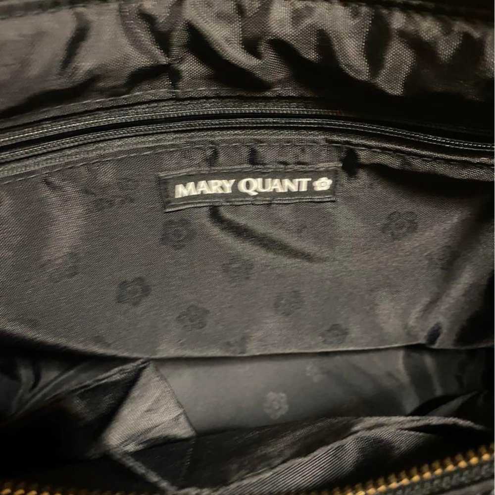 MARY QUANT handbag 2way Quilting Black - image 7