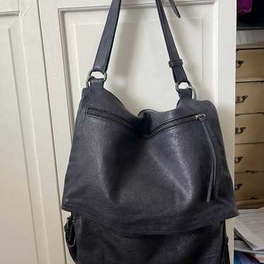 Free People Avery Black Backpack Purse