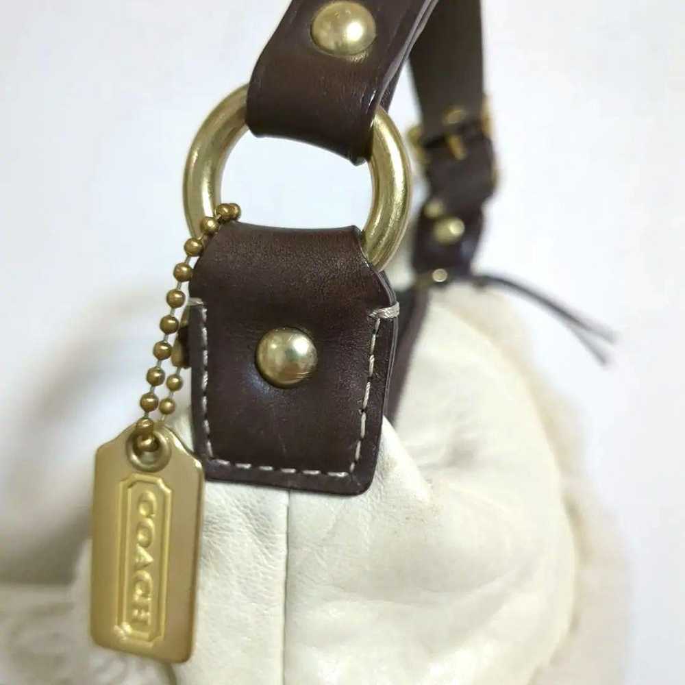 COACH White Leather Bag with One Handle♪ - image 12