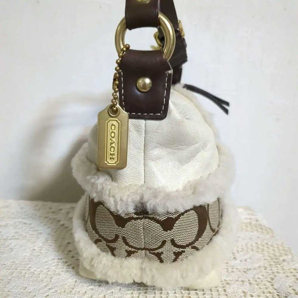 COACH White Leather Bag with One Handle♪ - image 6