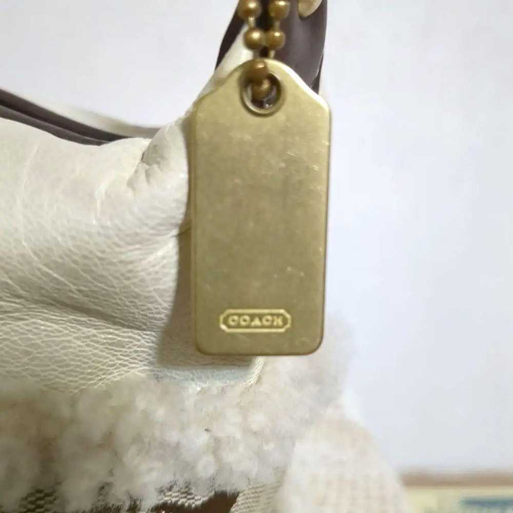 COACH White Leather Bag with One Handle♪ - image 7