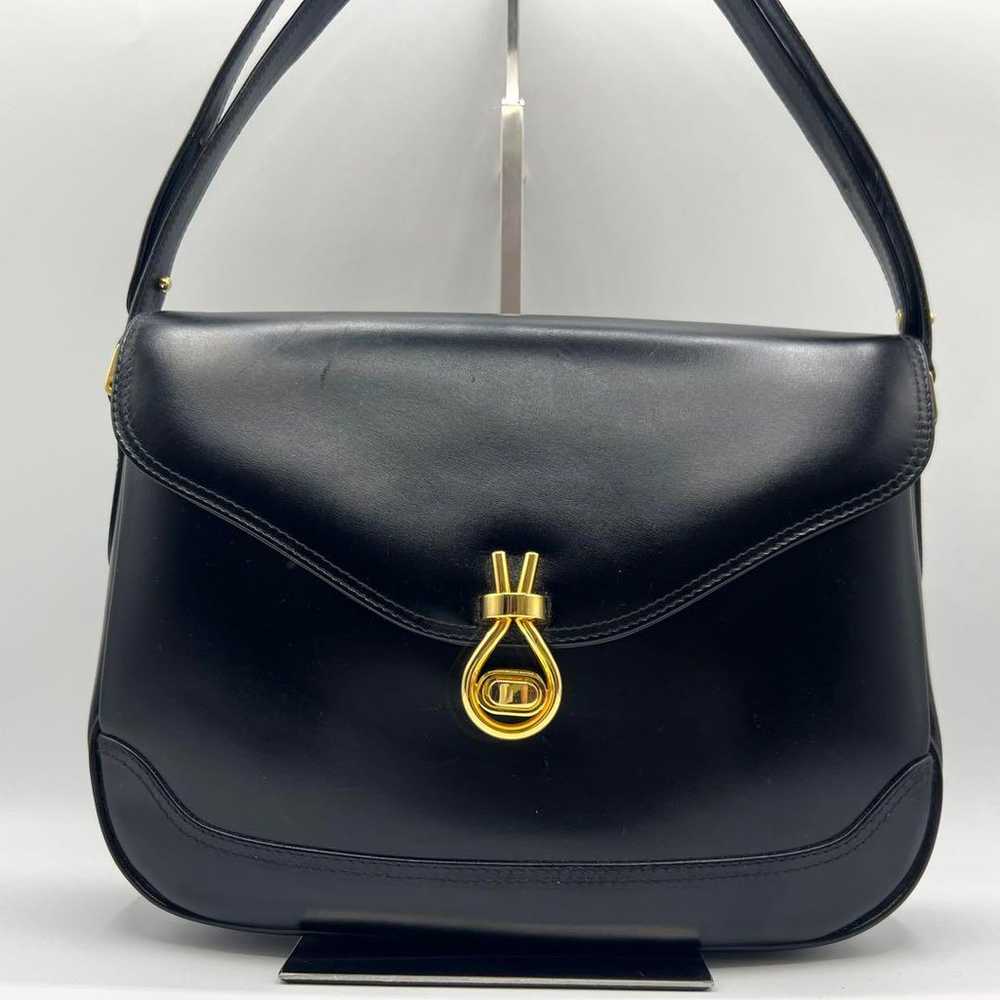 Barneys New York Handbag Formal Black Gold - image 1