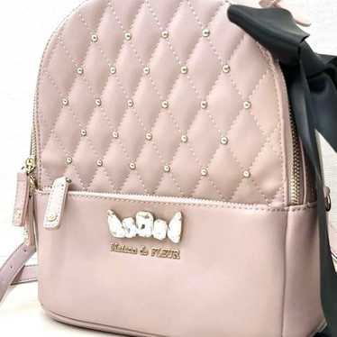 Maison de FLEUR Ribbon Backpack Leather