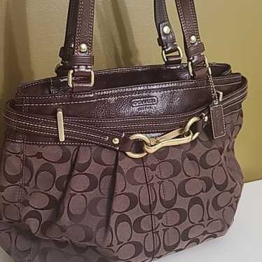 Authentic coach Hampton tote