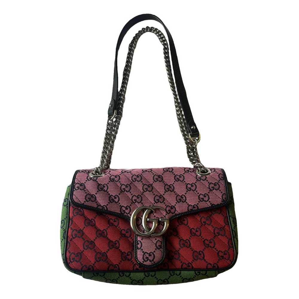 Gucci Gg Marmont Flap cloth crossbody bag - image 1