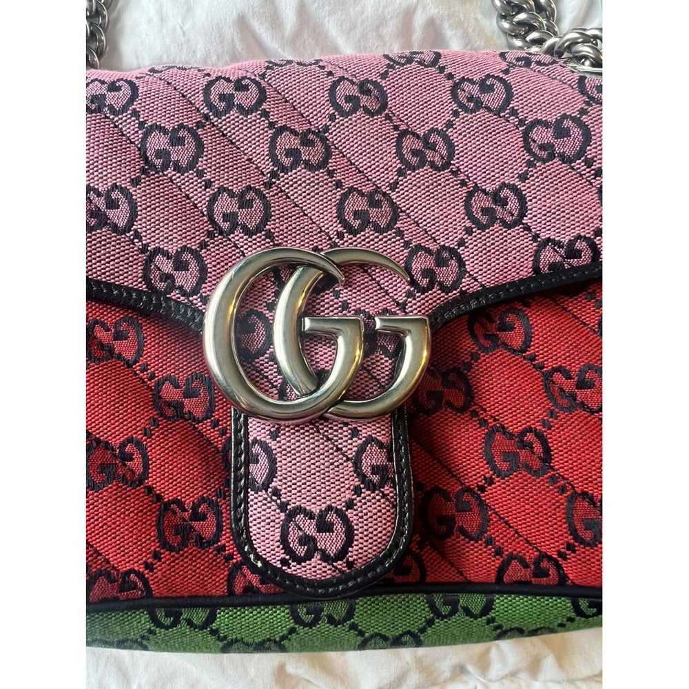 Gucci Gg Marmont Flap cloth crossbody bag - image 2