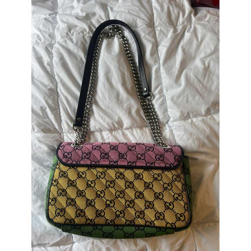 Gucci Gg Marmont Flap cloth crossbody bag - image 3