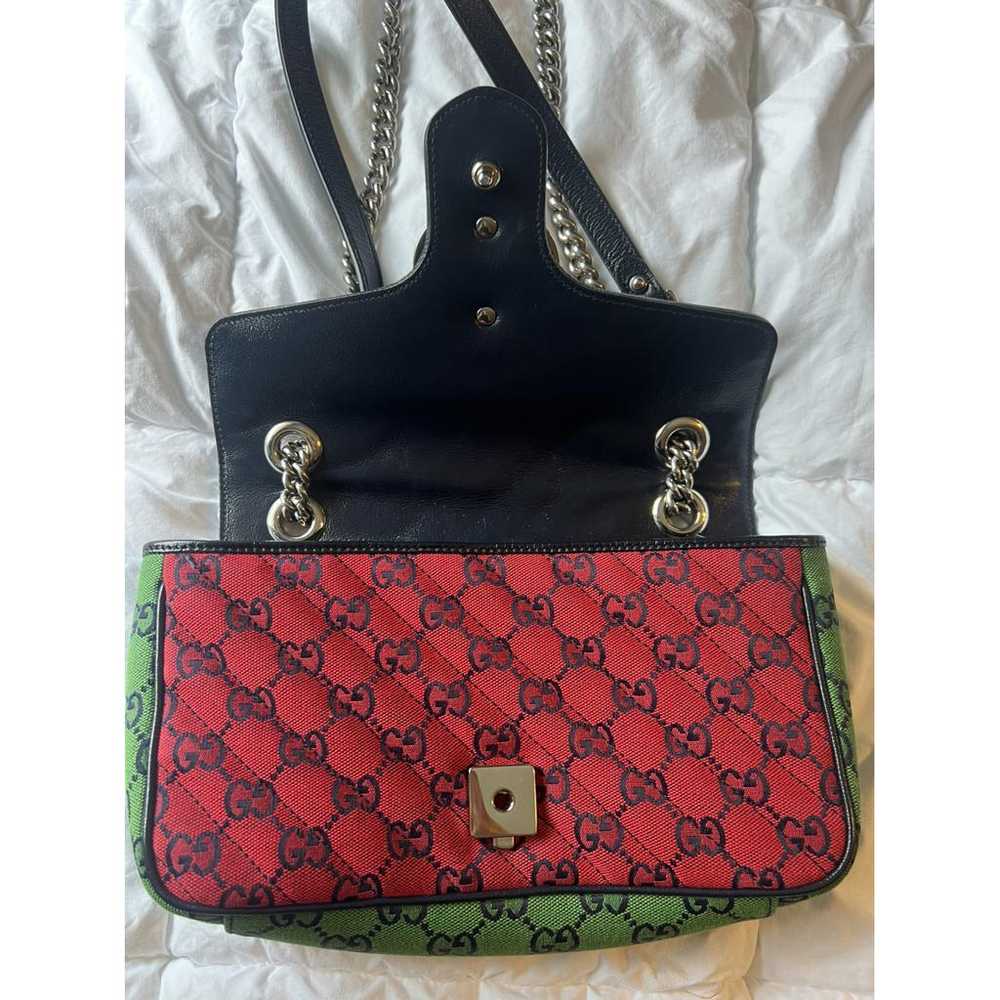 Gucci Gg Marmont Flap cloth crossbody bag - image 5