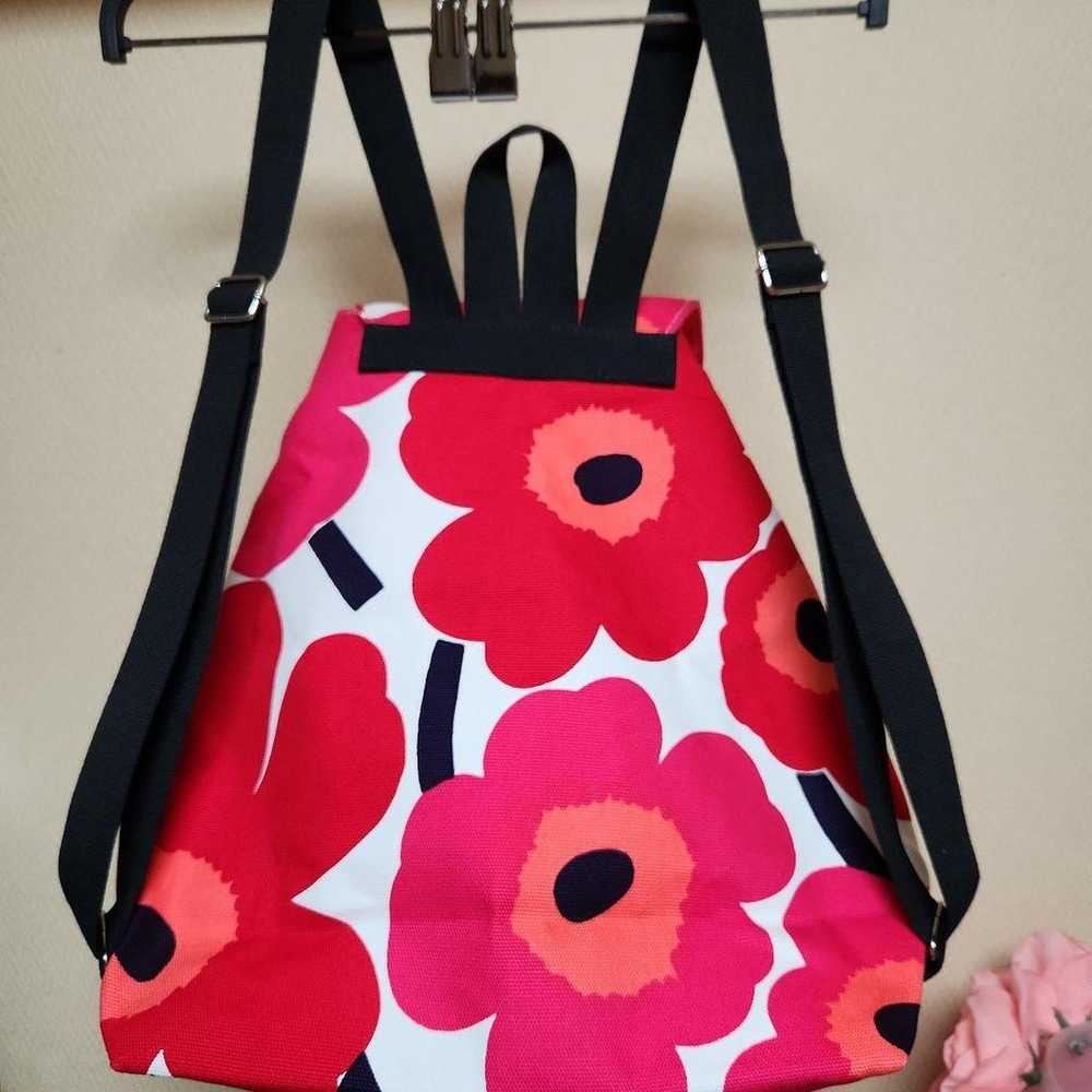 marimekko Marimekko backpack Unikko red - image 3