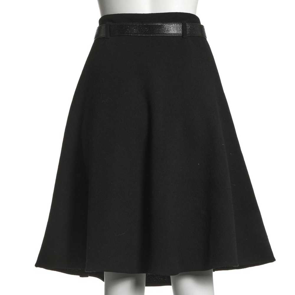 Miu Miu Wool mid-length skirt - image 2