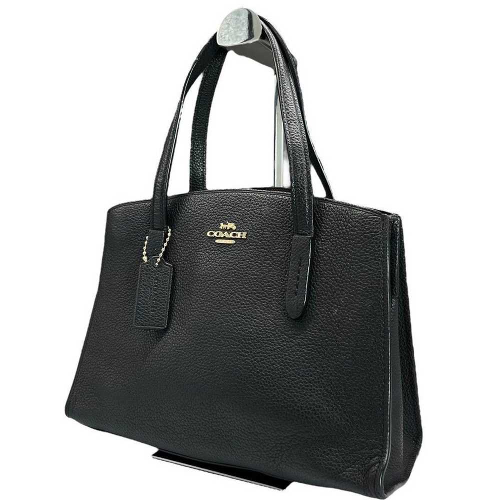 Coach Carryall Charlie Tote Bag 2-Way Leather Wom… - image 1