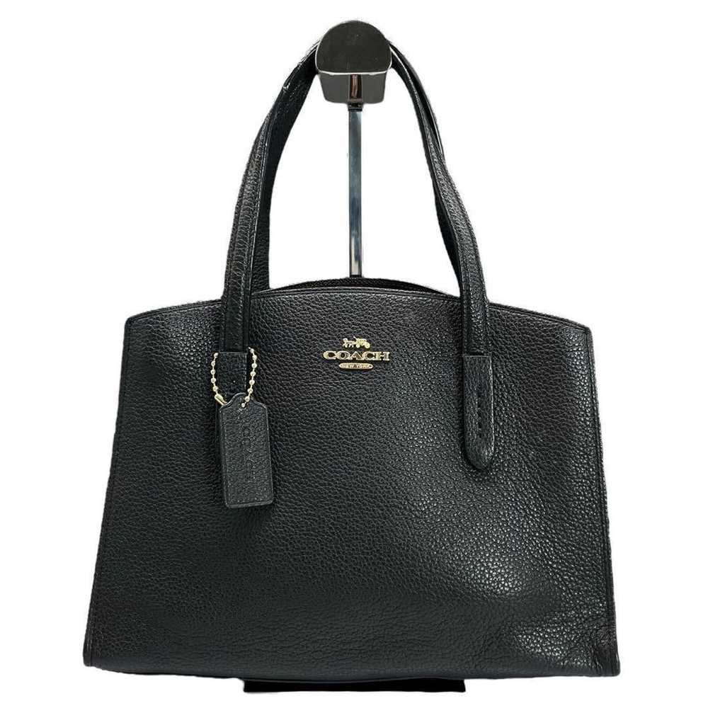 Coach Carryall Charlie Tote Bag 2-Way Leather Wom… - image 2