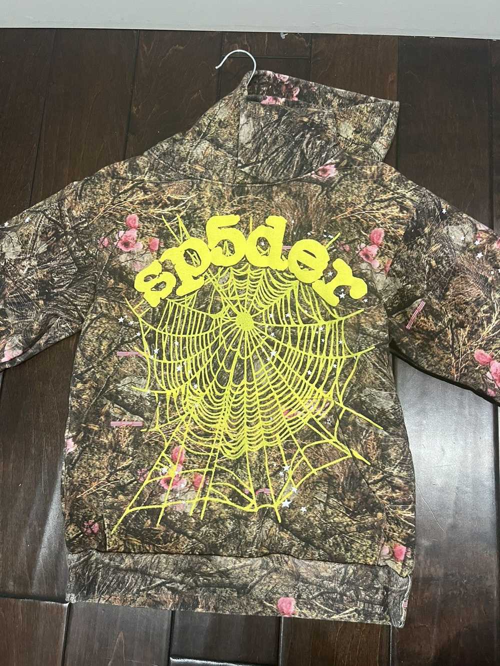 Spider Worldwide sp5der OG web hoodie ‘real tree’ - image 2