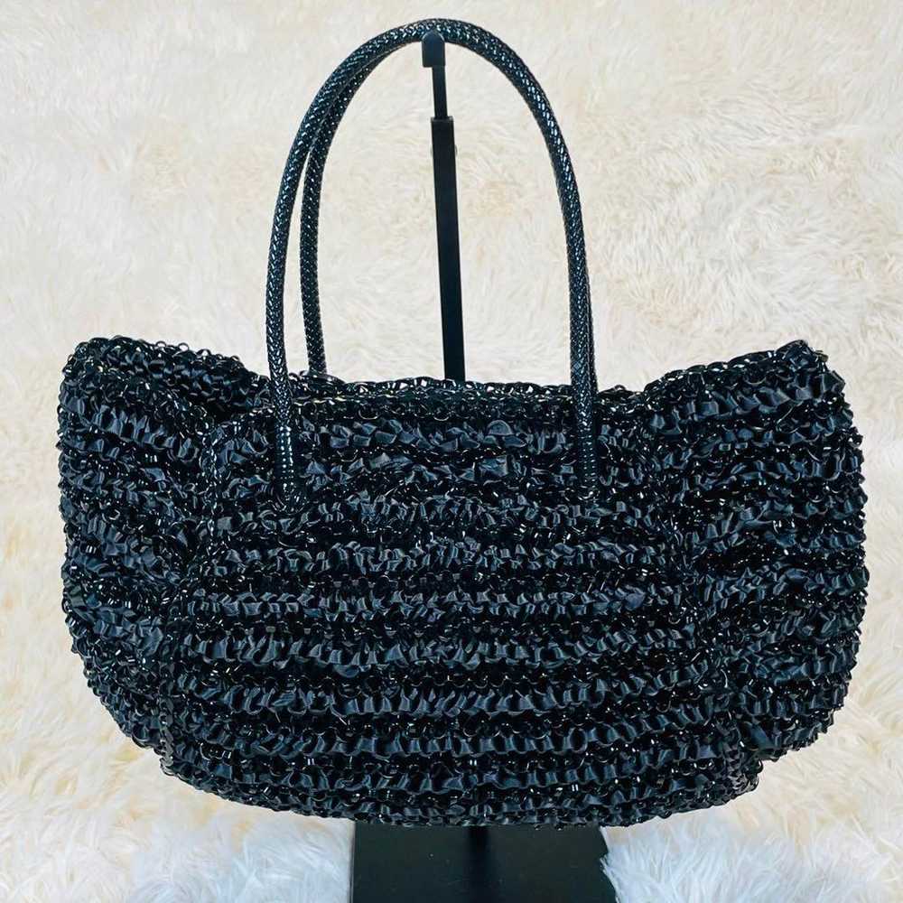 Excellent condition ANTEPRIMA Wire Tote Bag Black - image 3