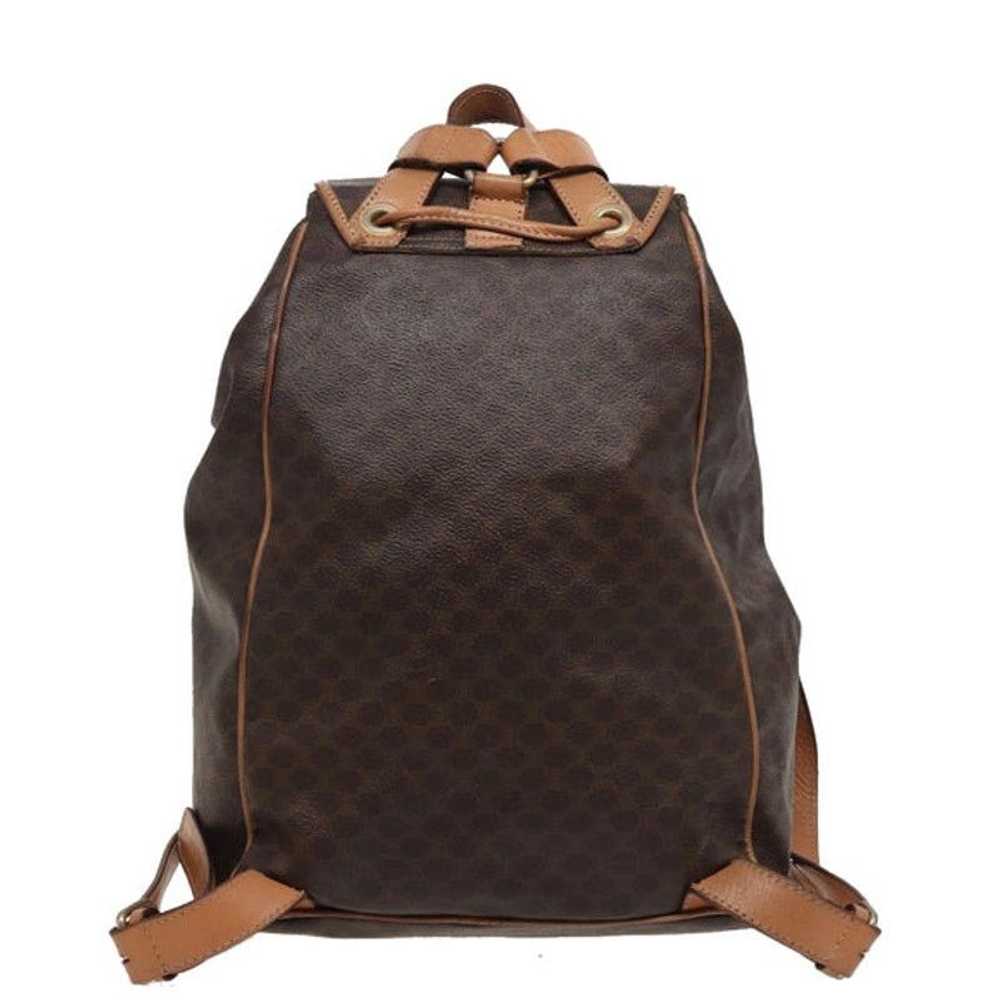 Celine CELINE Macadam Canvas Backpack PVC Brown - image 2