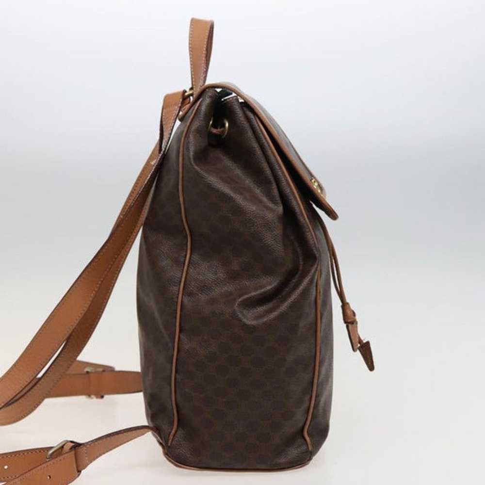 Celine CELINE Macadam Canvas Backpack PVC Brown - image 3