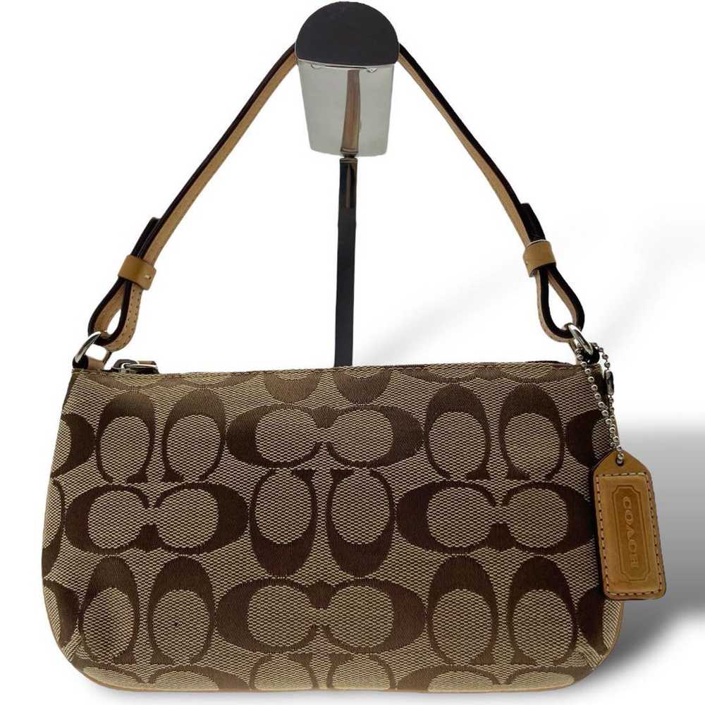 Brand New Coach Mini Handbag Accessory Pouch Canv… - image 3