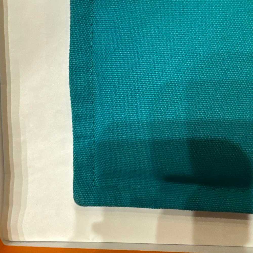 Hermes Twill Hitting GM Pouch Emerald - image 4