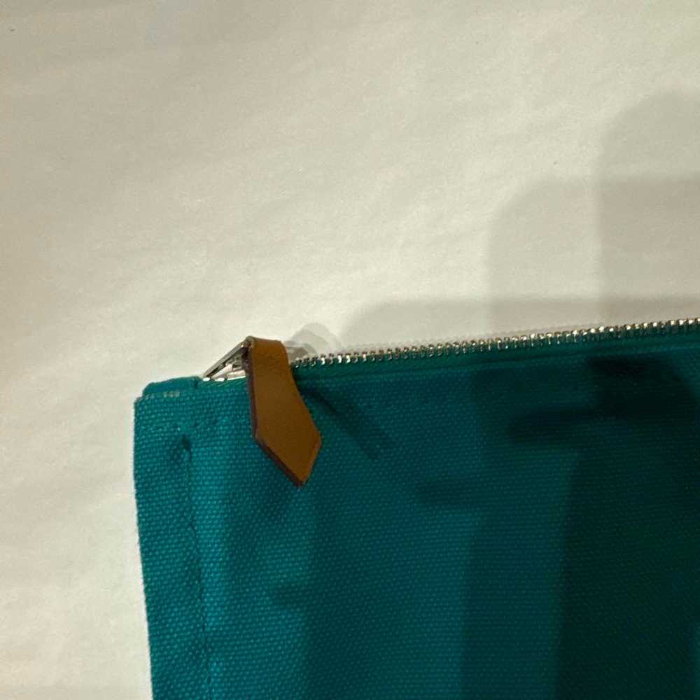 Hermes Twill Hitting GM Pouch Emerald - image 5