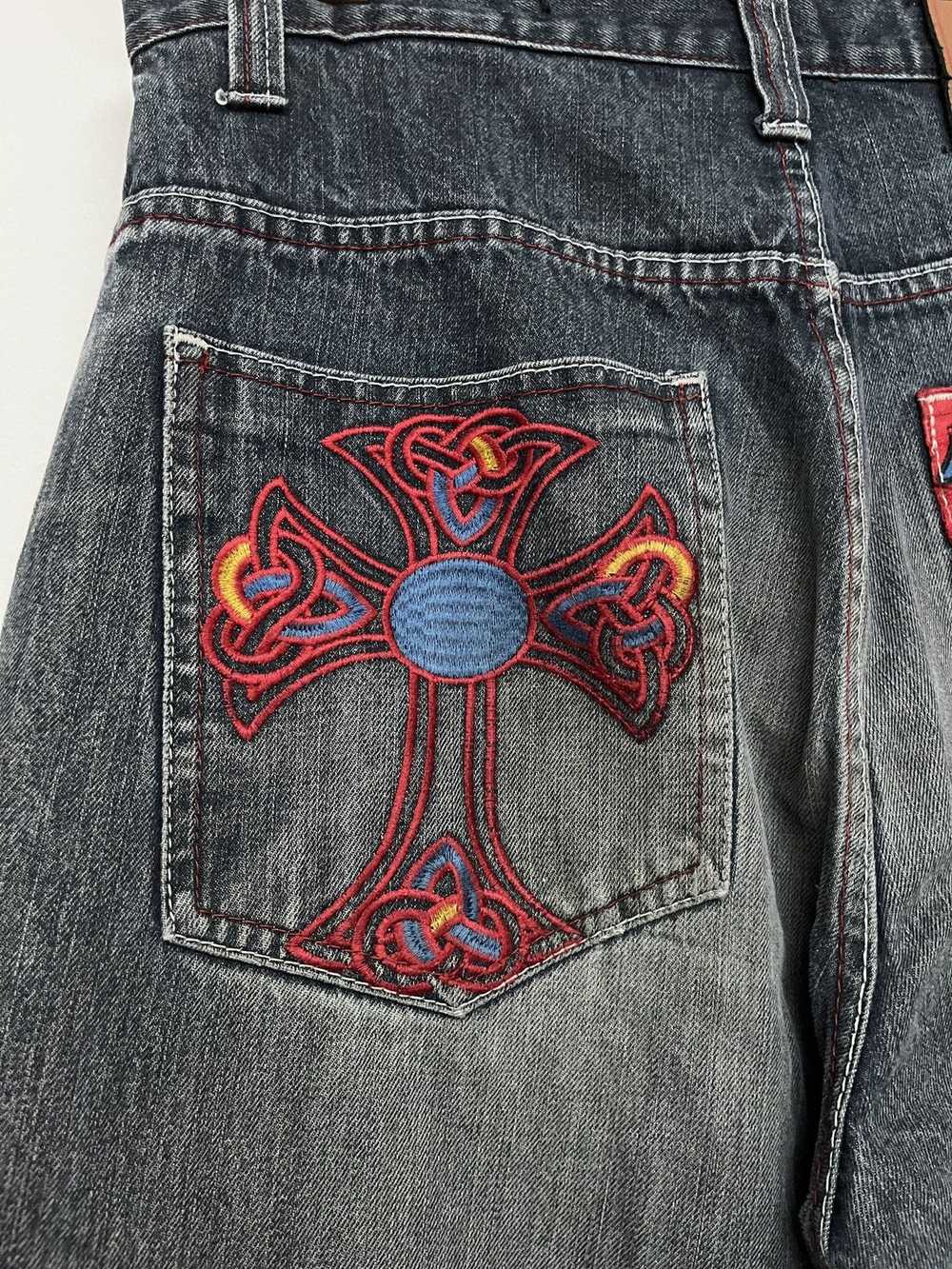 Ed Hardy × Vintage Vintage Ed Hardy Cross Jeans (… - image 5