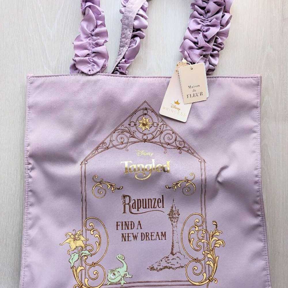 【Unused item/Rapunzel】Square Tote Bag + Pass Case - image 2