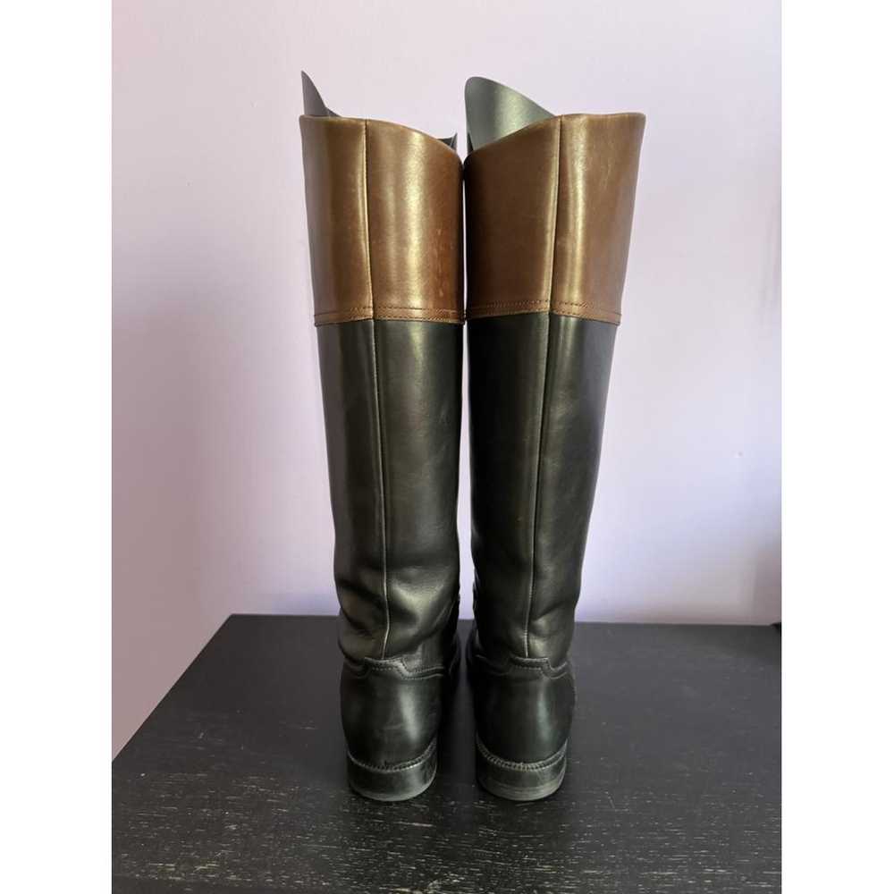 Chanel Leather riding boots - image 8